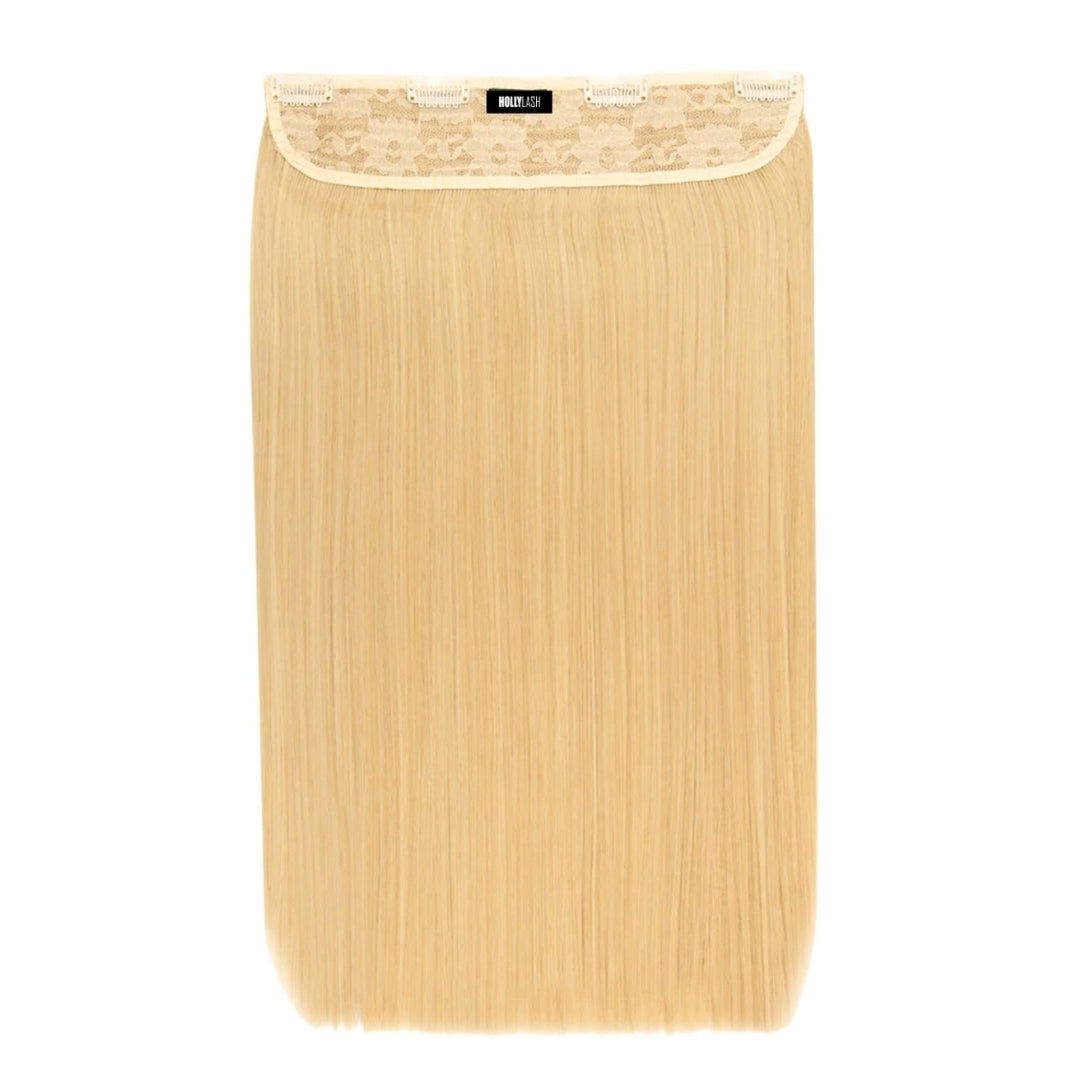 Extensiones Lisas Con Hilo Invisible y clips 45cm