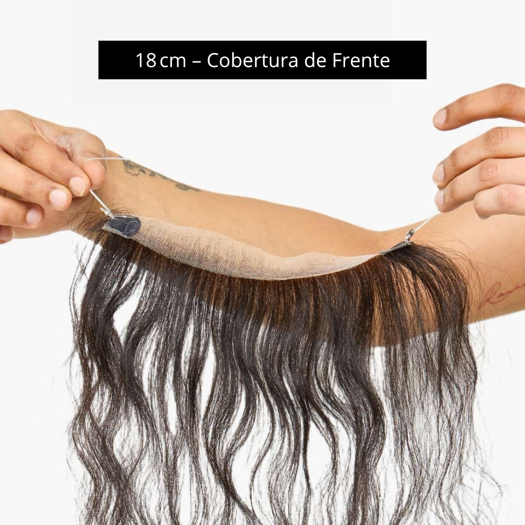 Banda Frontal Invisible - Cabello Natural 100% REMY