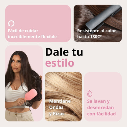 Extensiones Onduladas Con Hilo Invisible y clips 50cm