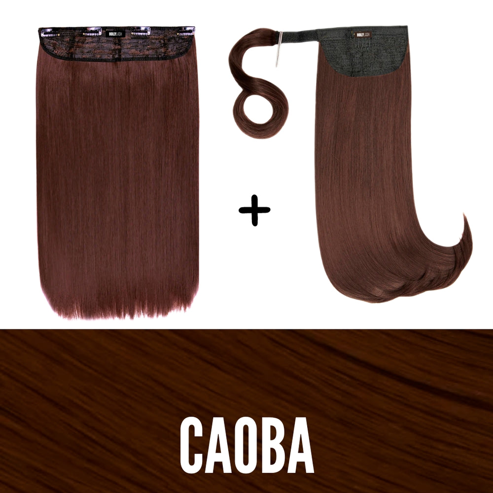 PACK DE EXTENSIONES: MELENA COMPLETA + COLETA VOLUMINOSA