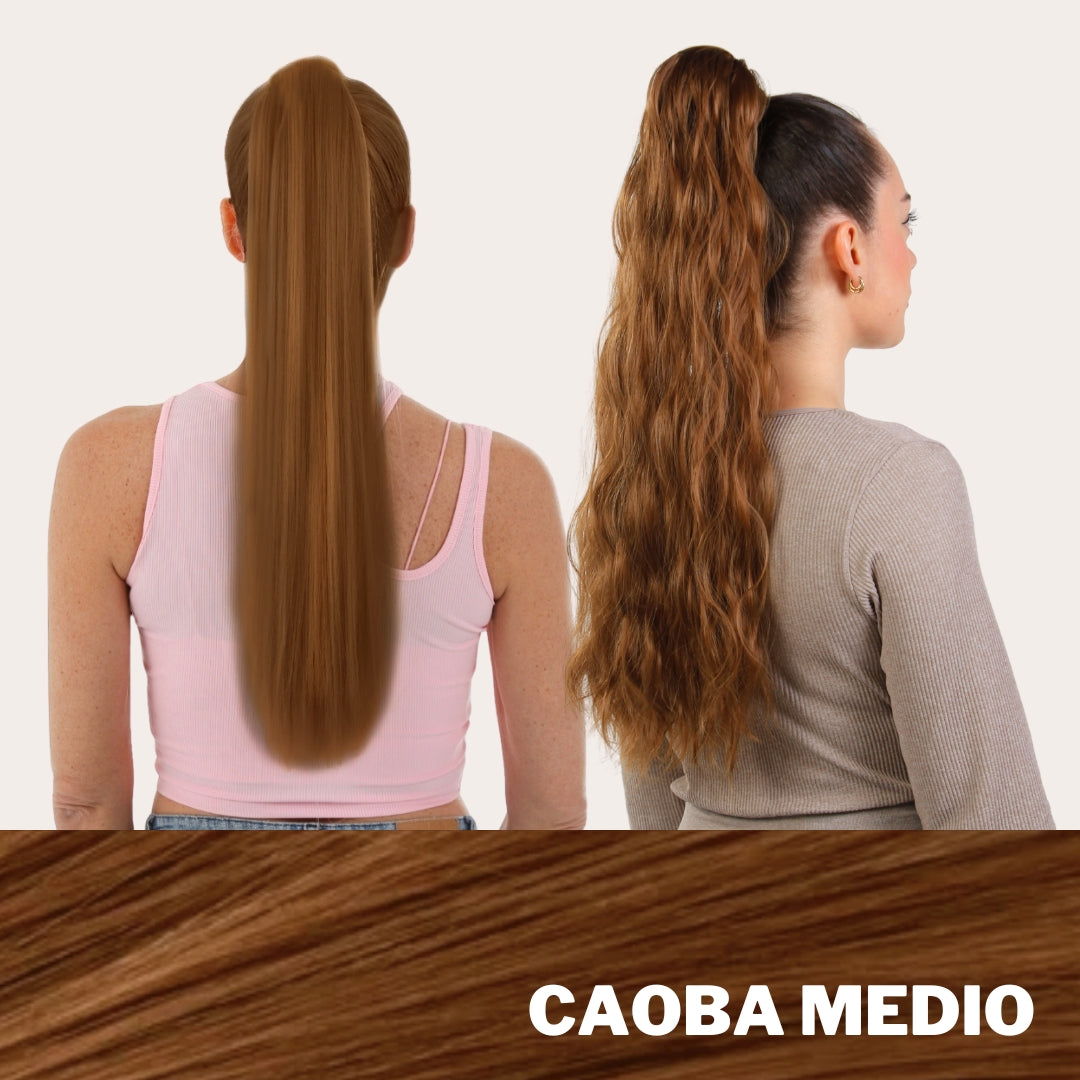 ¡SOLO HOY! OFERTA LIMITADA PONYTAIL 2X1 *INCLUYE COLA LISA Y ONDULADA*