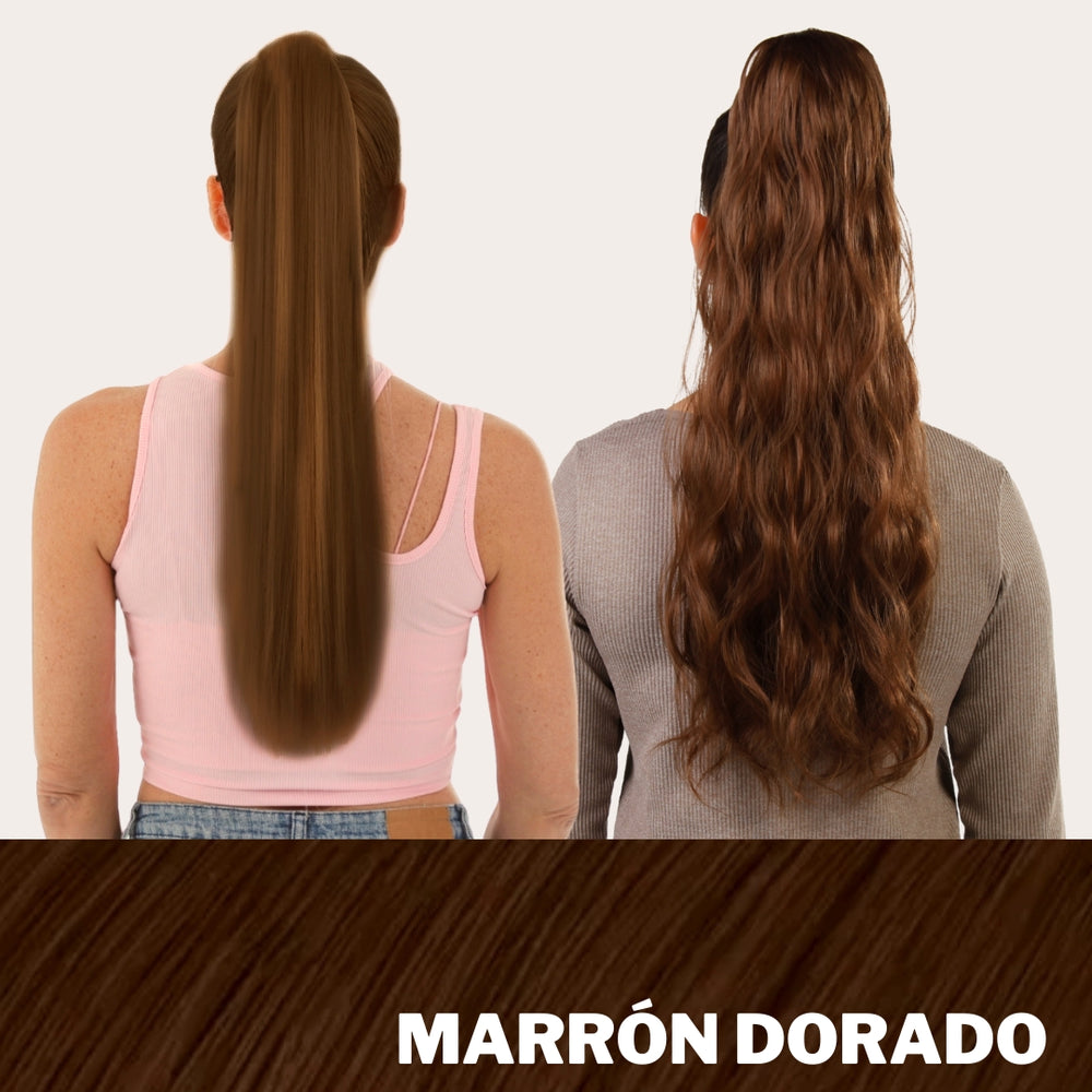 ¡SOLO HOY! OFERTA LIMITADA PONYTAIL 2X1 *INCLUYE COLA LISA Y ONDULADA*