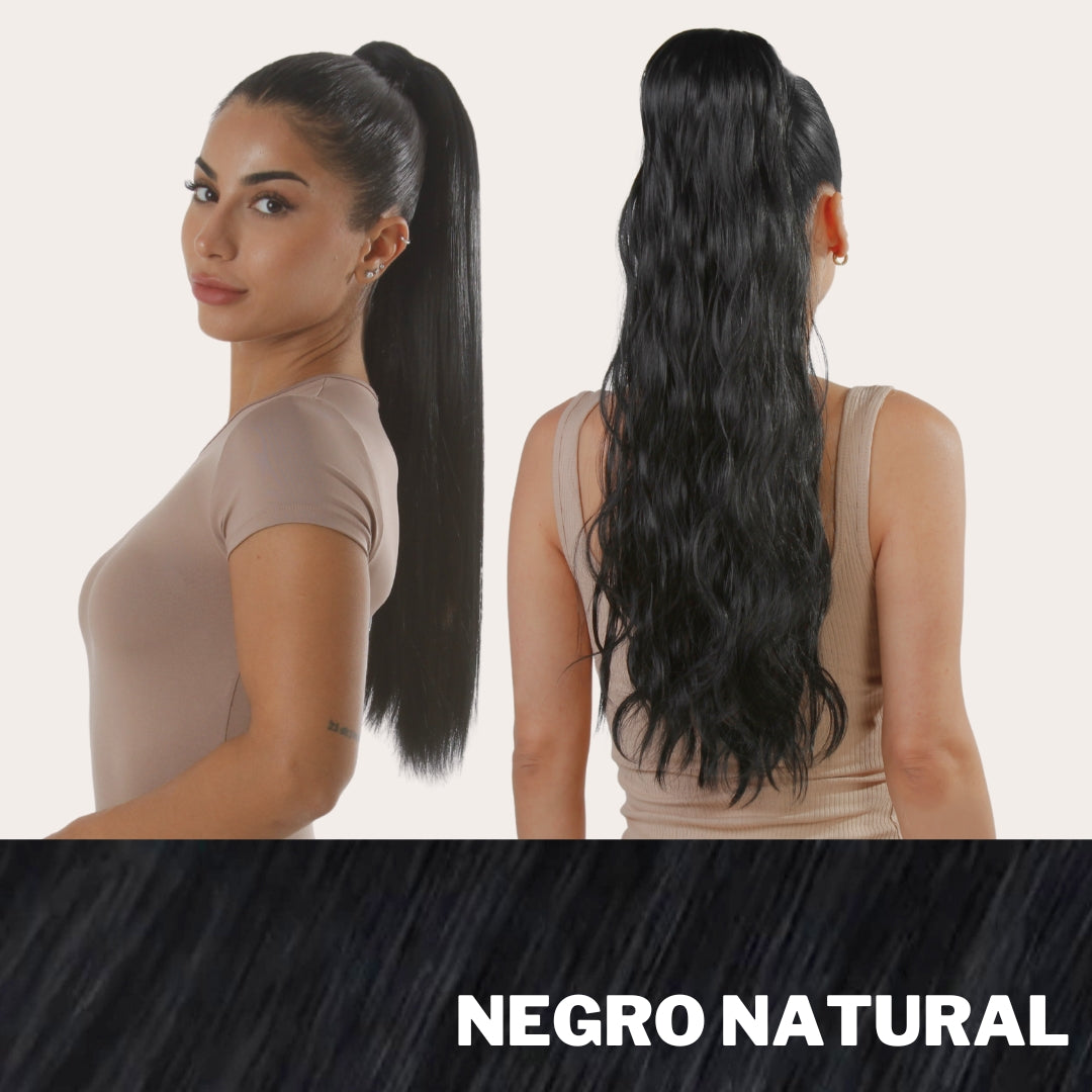 ¡SOLO HOY! OFERTA LIMITADA PONYTAIL 2X1 *INCLUYE COLA LISA Y ONDULADA*