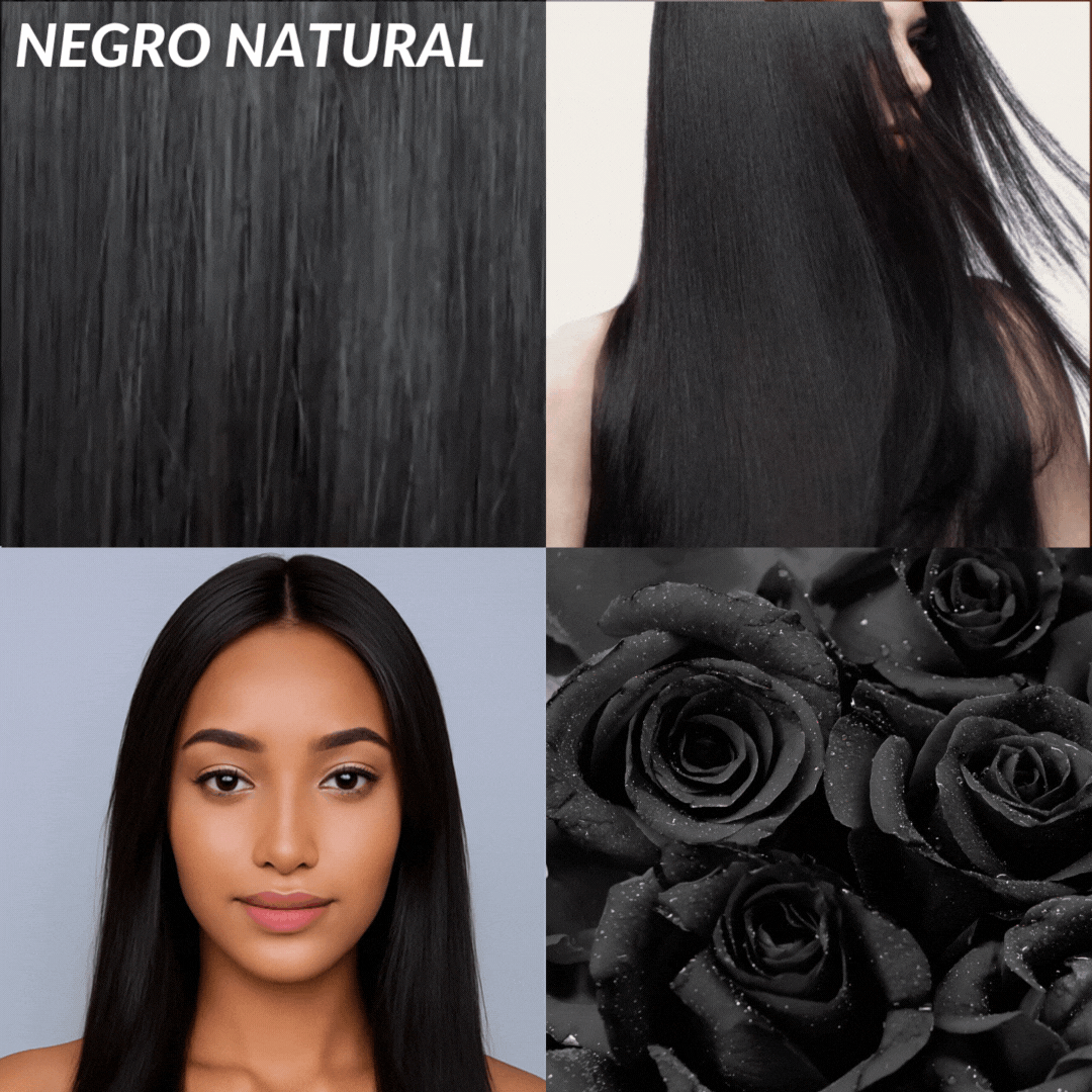 Extensiones Lisas Con Hilo Invisible y clips 45cm