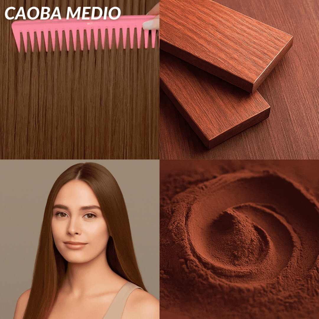 Extensiones Lisas Con Hilo Invisible y clips 45cm