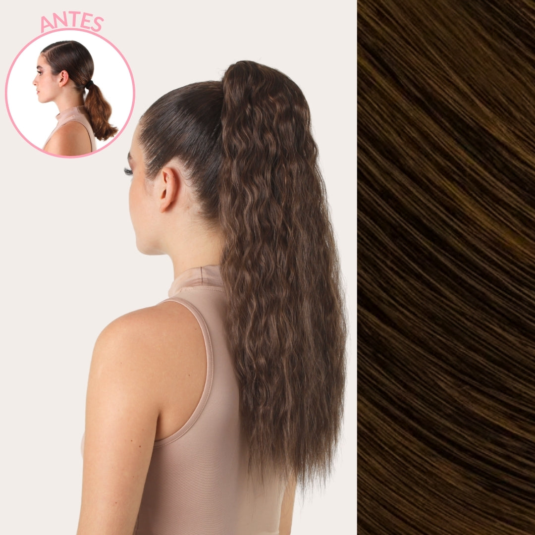 ¡SOLO HOY! OFERTA LIMITADA -40% Dto. PONYTAIL LISA O RIZADA