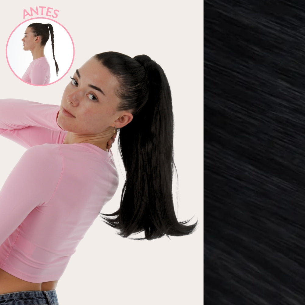 ¡SOLO HOY! OFERTA LIMITADA -40% Dto. PONYTAIL LISA O RIZADA