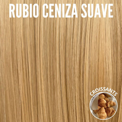 Extensiones Lisas Con Hilo Invisible y clips 45cm